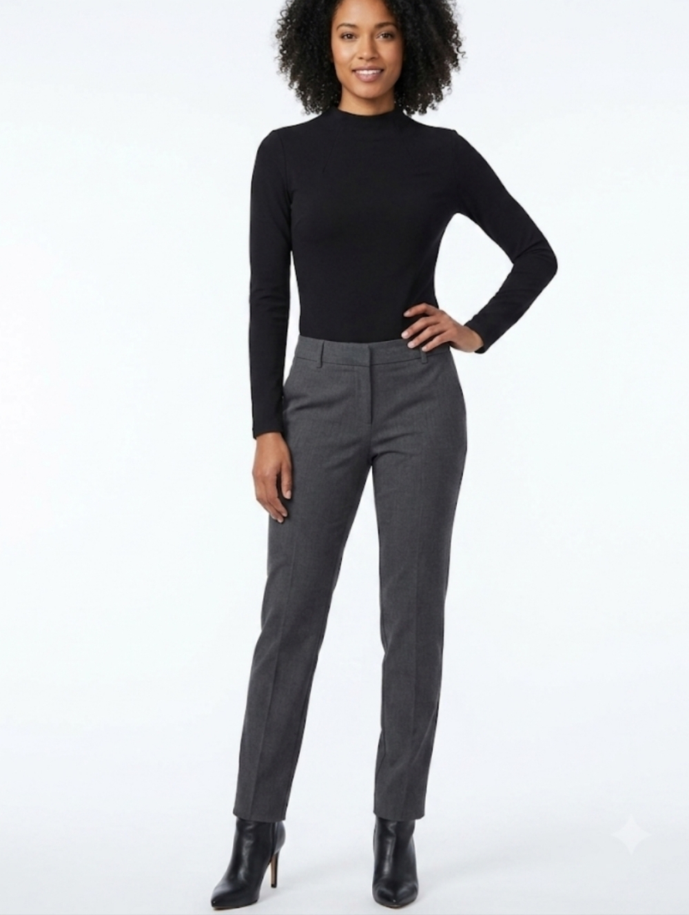 Alice + Olivia Black Slim Fit Top XS